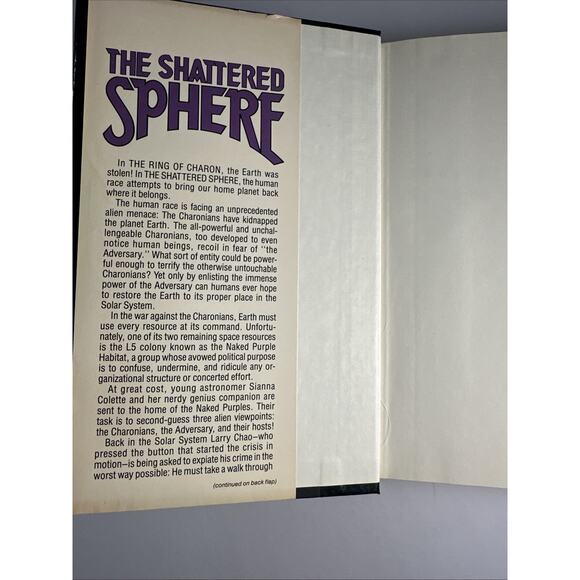 THE SHATTERED SPHERE by ROGER MACBRIDE ALLEN 1st Edition 1994 - Picture 7 of 9